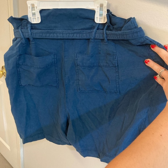 Anthropologie blue high waisted shorts size 12R - Picture 4 of 5